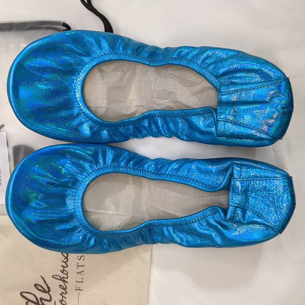 COPY - Storehouse Flats Blizzard Blue rainbow 9 NWOT